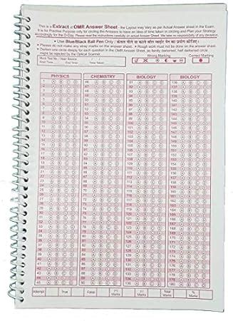 Amblitz OMR Practice Sheet for NEET/Competitive Exams - 200 MCQ 50 ...