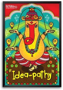Lat Lakar Ganesh Ji Photographic Paper - Lat Lakar posters - Abstract ...