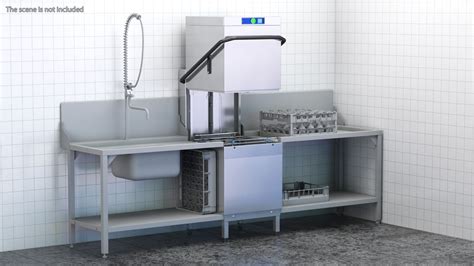 Commercial Dishwasher Hood Type 3D Model $49 - .3ds .blend .c4d .fbx ...