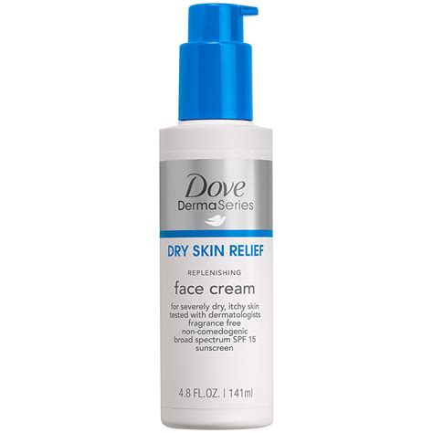 Dove DermaSeries Fragrance-Free Face Cream, with SPF15, 4.8 oz : Amazon ...