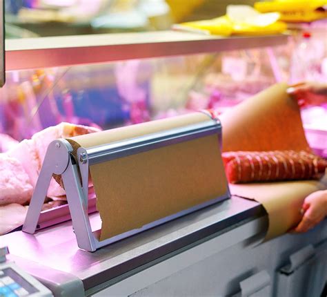 Butcher Paper Dispenser - Cutter for Wrapping Butcher Paper Roll 18 ...