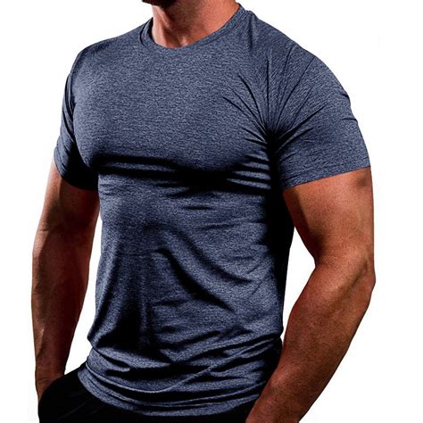 Big and Tall Shirts for Men Summer Round Neck Short Sleeve Men's Home ...