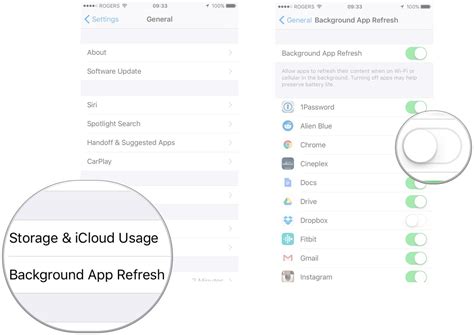 Rezultat imagine pentru Background App Refresh