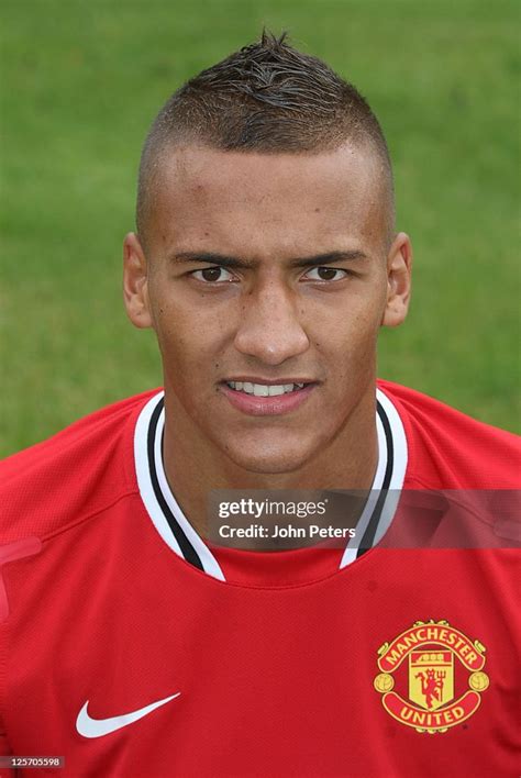 Reece Brown of the Manchester *** Reserve Team squad poses at the ...
