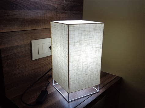 Buy Mufasa Rectangular Table Lamp for Bedside, Lampshade Sconces ...