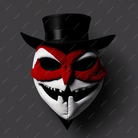 Premium AI Image | masquerade hacker jester disguise