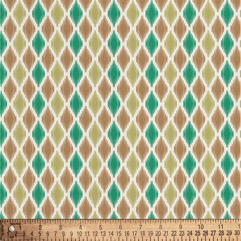 DAVID TEXTILES LOVELY DIAMONDS GREEN COTTON 1 YD CUT | Michaels