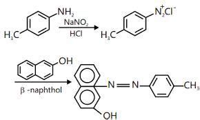 Primary amines on treatment with excess of NaNO2 , concentrated HCl and ...
