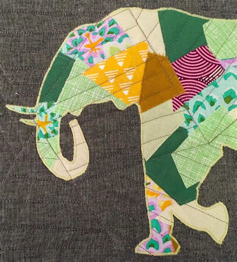 Image result for Patchwork Elephant Pattern