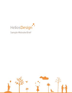 Fillable Online Sample Website Brief - Helios Design Fax Email Print ...
