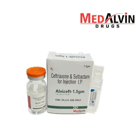 Alviceft - 1.5gm Injection Medalvin Drugs Pvt. Ltd.