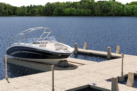 Pro 8 Boat Port - Wave Armor - Floating Docks