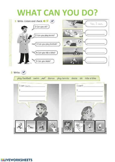 Can You Do Worksheet 的图像结果