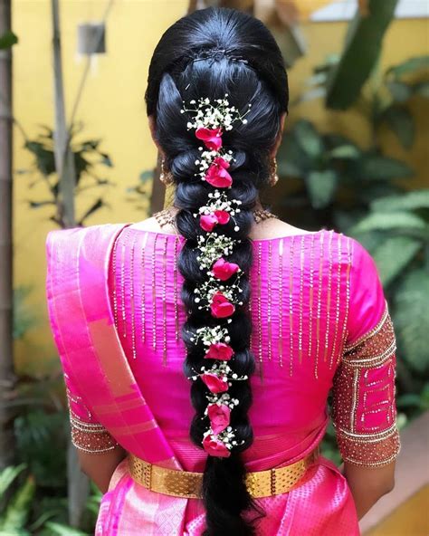 Stunning Floral Hairstyles for South Indian Brides by ...