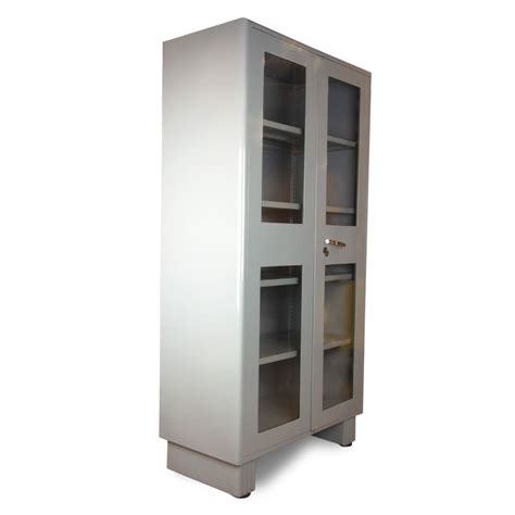 ASI SC-04 Steel Cupboard With Glass Door Adjustable Panels - Wardrobe ...