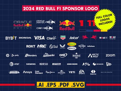 Red Bull Printable F1 Logo