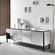 Mirrored Sideboard by Psiche Mirrored Sideboard By Tonelli Klarity Glass Mirrored Sideboard