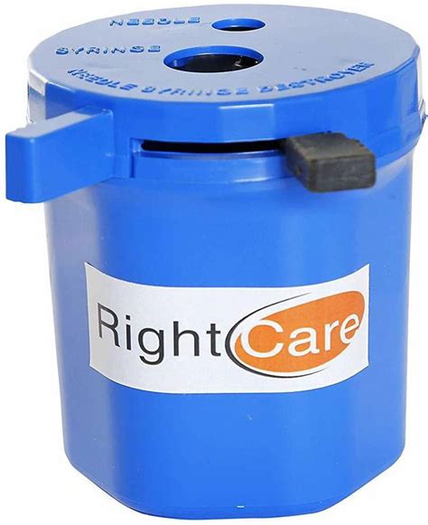 RightCare Needle And Syringe Destroyer Manual Hub cutter Needle Burner ...