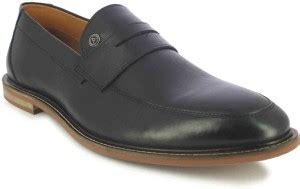 ALBERTO TORRESI Carlisle Men's Black Penny Loafers Casuals For Men ...