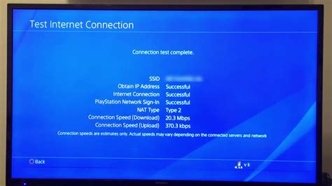 Image result for PS4 Test Internet Connection