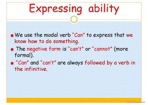 Modal verbs permission