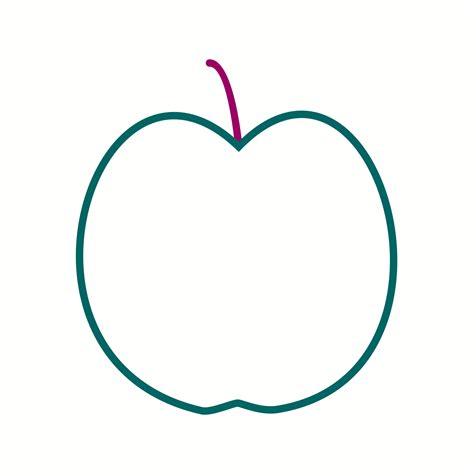 Image result for Apple Line Vector