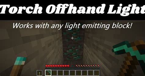 Image result for Offhand Torchlight Minecraft