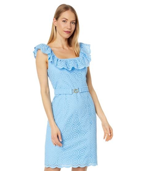 Lilly Pulitzer Blue Eyelet Dress at Sandra Slavin blog