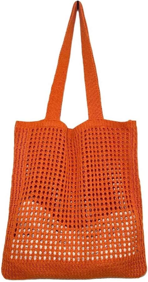 JUYGO Coconut Girl Aesthetic Crochet Tote Bag - Small, Cute Beach Bag ...