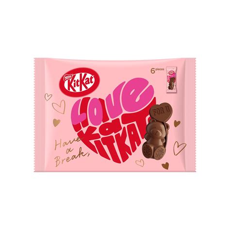 KitKat Heartful Bear Chocolate | 6 Pieces Inside Pack | Made in Japan ...