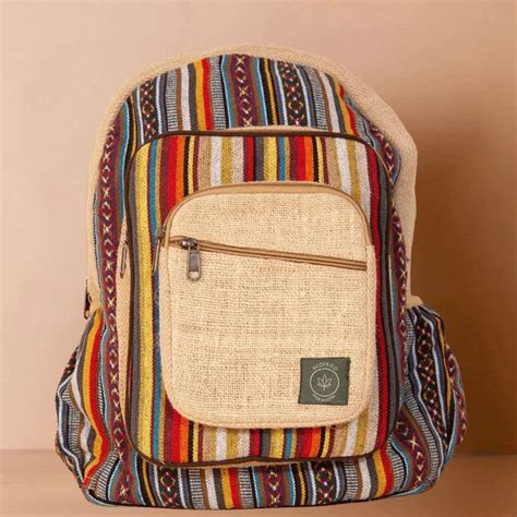 Vivid Hemp Backpack - Eco-Friendly | Durable Design – CBD Store India