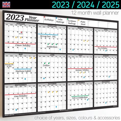 Big Wall Calendar 2025