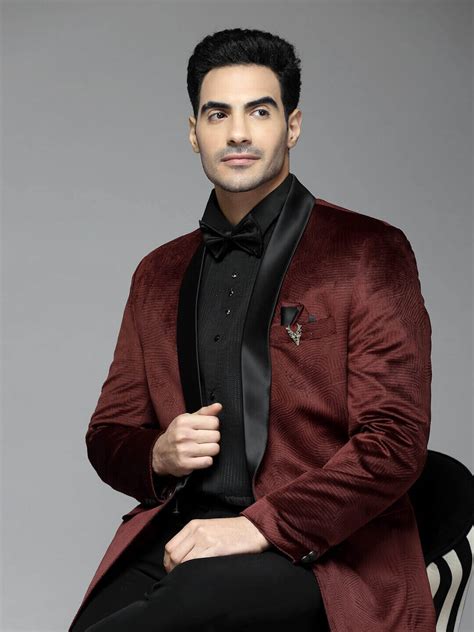 Rent Maroon Velvet Design Tuxedo - Luxurious Formal Wear