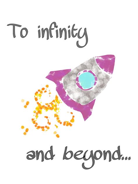 To infinity and beyond poster by Marz27 on DeviantArt