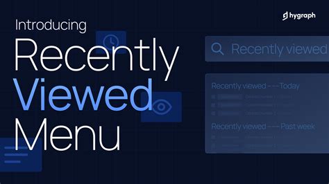 Recently Viewed Pages 的图像结果