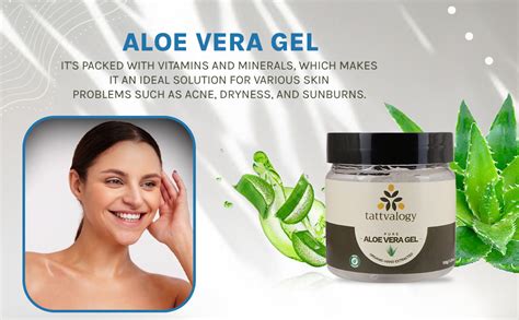 Tattvalogy Aloe Vera Gel | Treat Fine Lines, Wrinkles, Acne & Skin ...