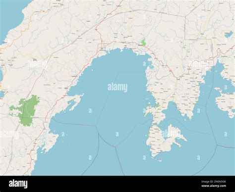 Zamboanga Sibugay, province of Philippines. Open Street Map Stock Photo - Alamy