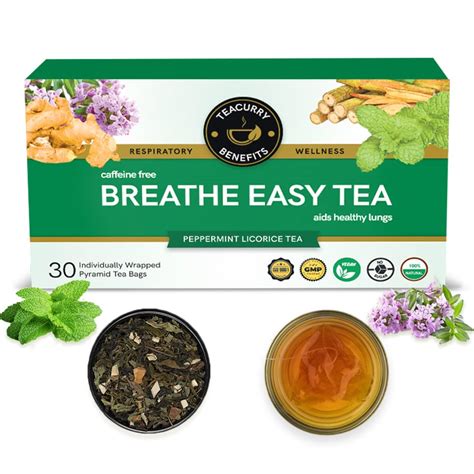 TEACURRY Lungs Cleanse Tea Box - 30 Tea Bags | Anti Smoking Tea | Helps ...