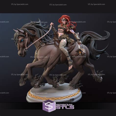 Viking Ygritte Rider of Sleipnir Ready to 3D Print | SpecialSTL