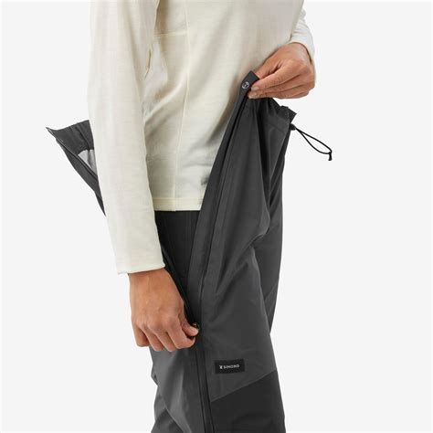 Sobrepantalón impermeable trekking 20.000 Schmerber mujer - MT900 negro ...