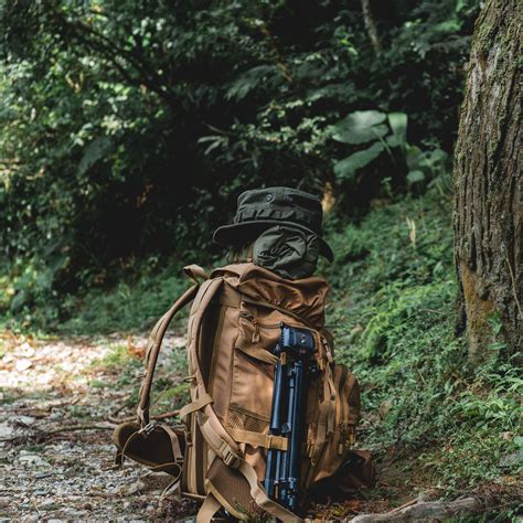 Download wallpaper 2780x2780 backpack, gear, camping, forest, nature ...