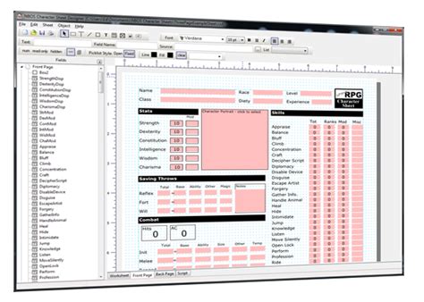Nbos Character Sheet Designer Tutorial 的图像结果
