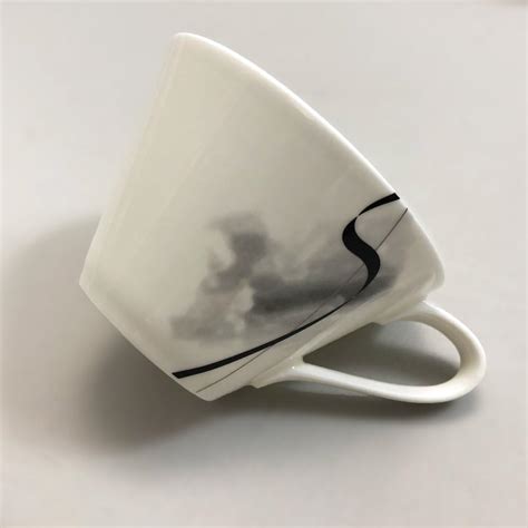 Buy Narumi 52057-2933 Cup Saucer, Ink Flower, Black, 6.8 fl oz (200 cc ...