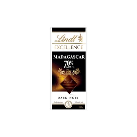 Lindt Excellence MADAGASCAR 70% Cocoa Chocolate Bar 100g – Chefsneed