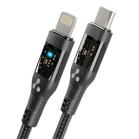 Type C to Lightning Cable with LED Indicator – Ambrane India