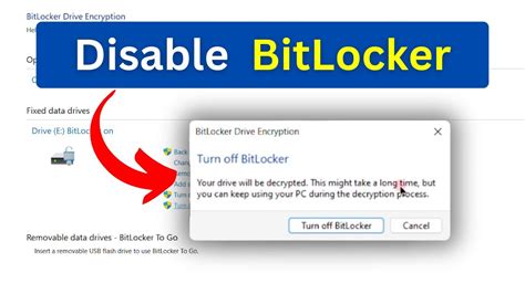 How Remove BitLocker Win 11 的图像结果