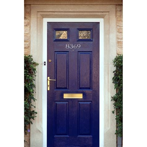 RELIABILT 4-in Satin Nickel Number 5 27015TNBLG at Lowes.com