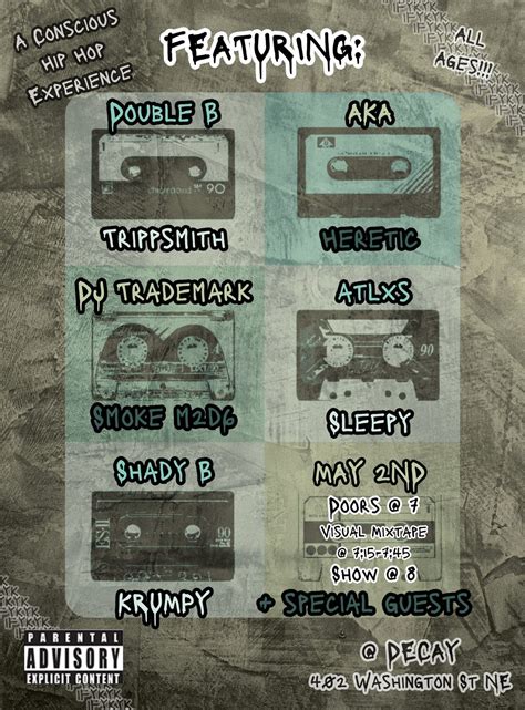 Conscious Hip Hop @ DECAY, 402 Washington St NE, Olympia, WA 98501-1147 ...