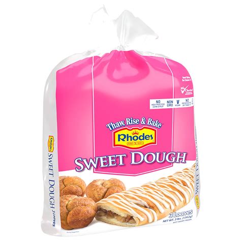 Rhodes Bake-N-Serv Rhodes Sweet Bread Frozen Bread Dough 3 x 16 oz | shipt