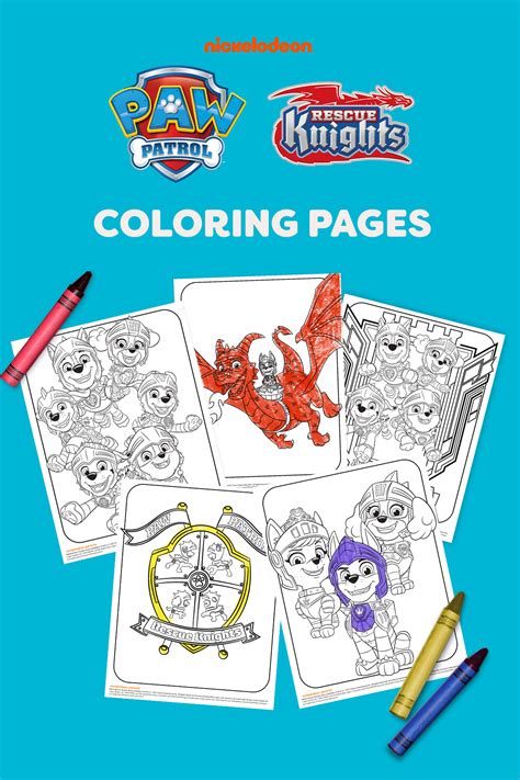 Paw Patrol Rescue Knights Coloring at NETFRANKLINBLOG Blog